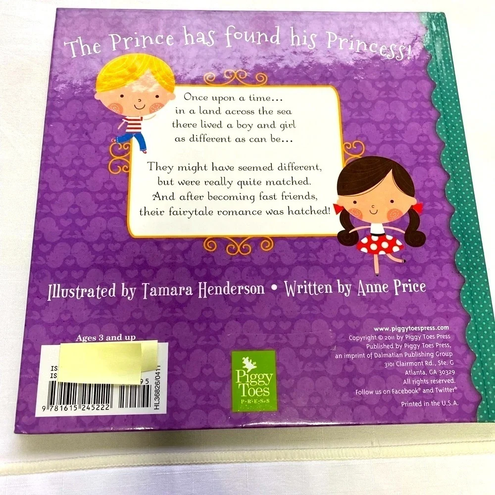 - William & Kate Just Married. A Royal Fairytale.  Hardcover childrens book - Picture 2 of 5